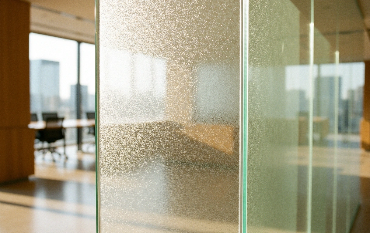 Glass architectural detail