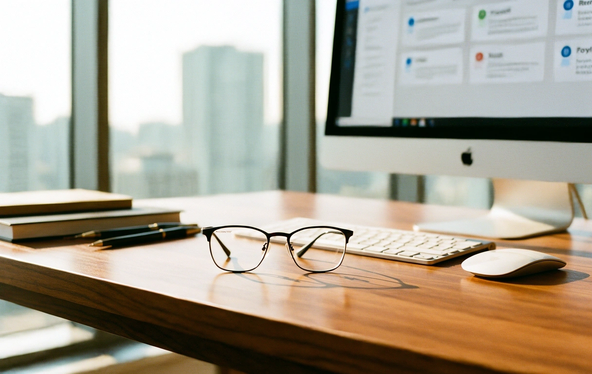 Office workspace detail